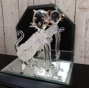 Glass Cat 🐈 Figurine